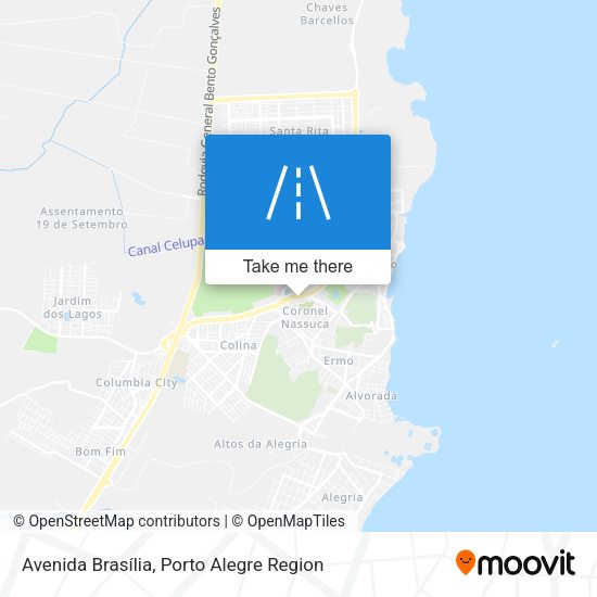 Avenida Brasília map