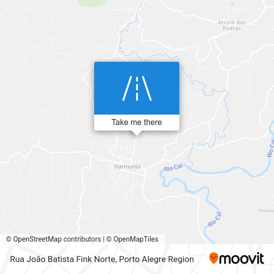 Rua João Batista Fink Norte map