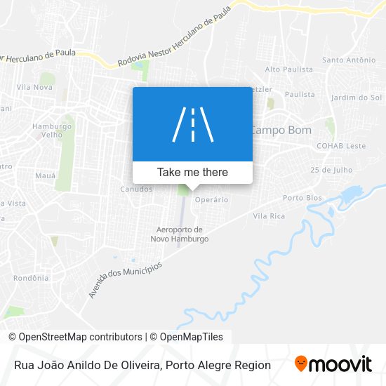 Rua João Anildo De Oliveira map