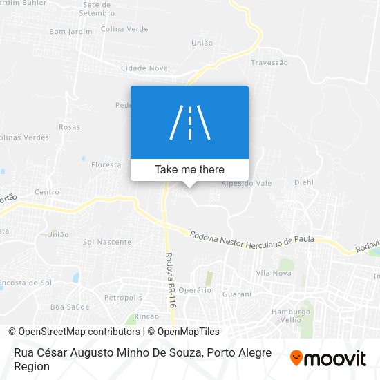 Rua César Augusto Minho De Souza map