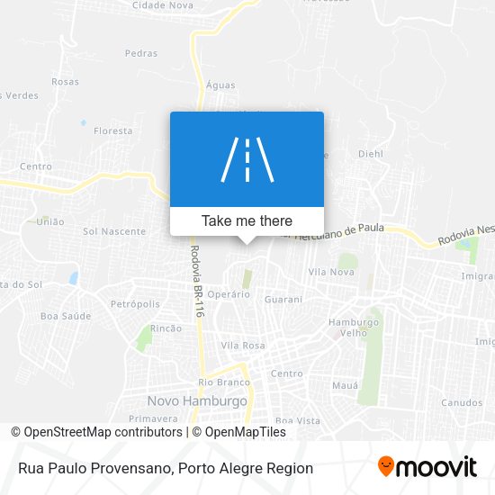 Rua Paulo Provensano map