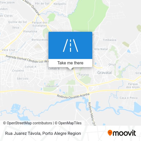 Rua Juarez Távola map
