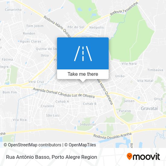 Rua Antônio Basso map