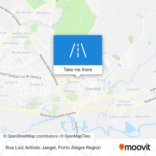 Rua Luiz Arlindo Jaeger map
