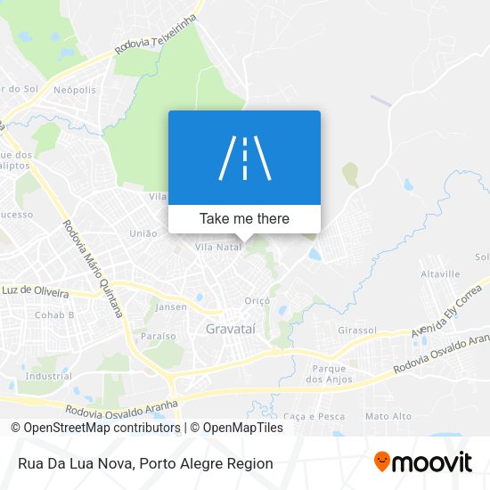 Rua Da Lua Nova map