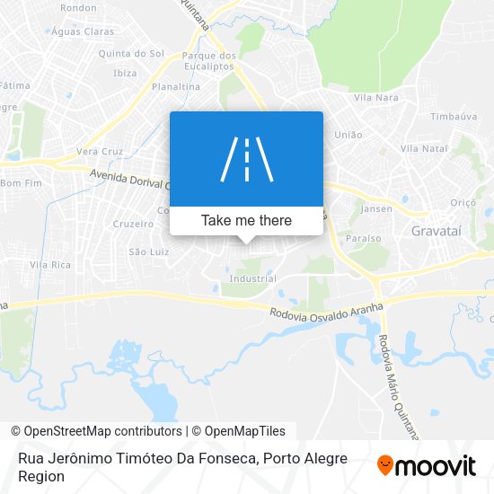 Rua Jerônimo Timóteo Da Fonseca map