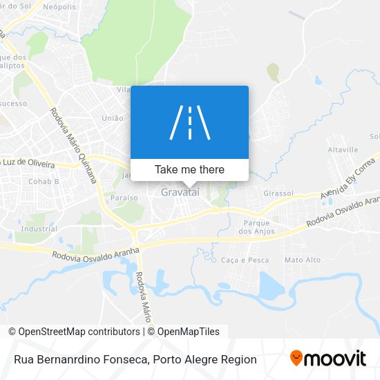 Rua Bernanrdino Fonseca map