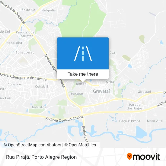 Rua Pirajá map
