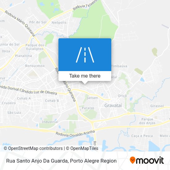 Rua Santo Anjo Da Guarda map