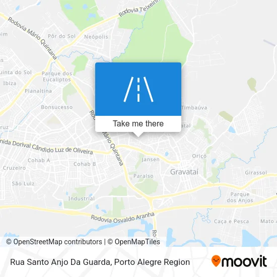 Rua Santo Anjo Da Guarda map