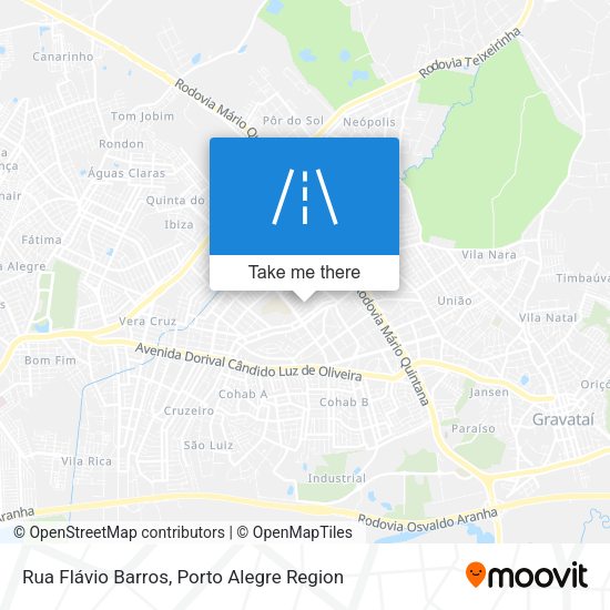 Rua Flávio Barros map