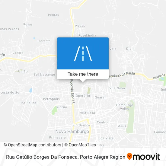 Rua Getúlio Borges Da Fonseca map