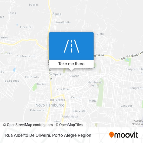 Rua Alberto De Oliveira map