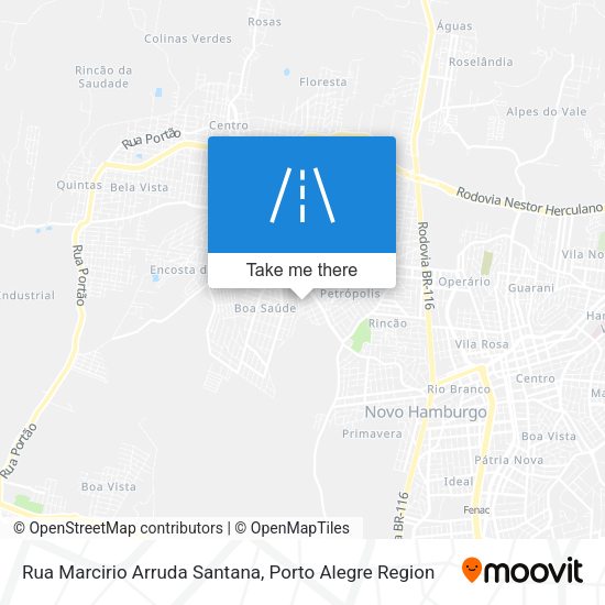 Rua Marcirio Arruda Santana map