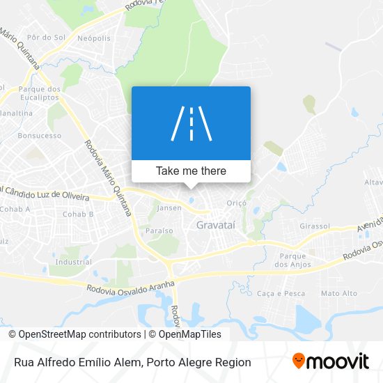 Rua Alfredo Emílio Alem map