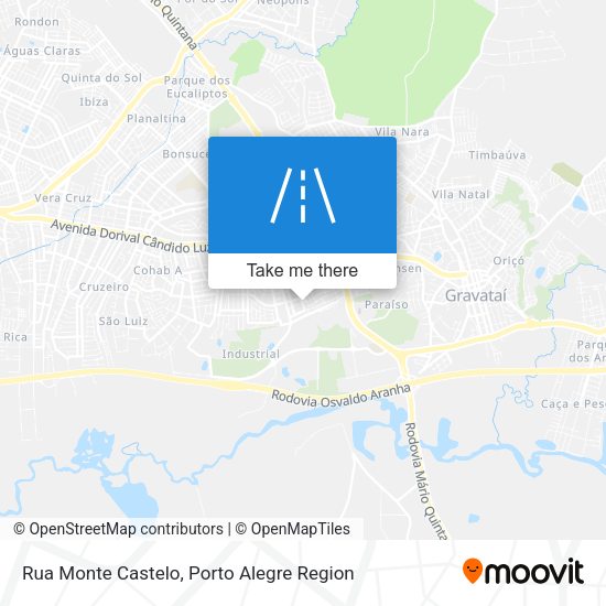Rua Monte Castelo map