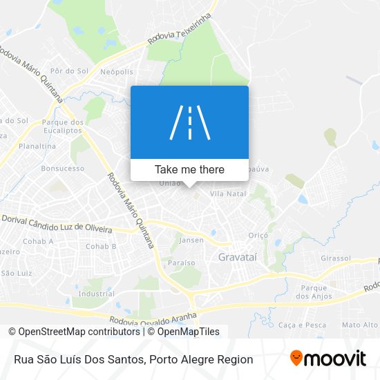 Rua São Luís Dos Santos map