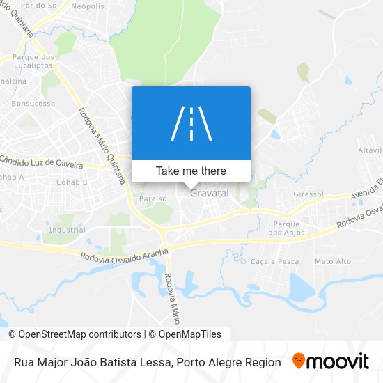 Rua Major João Batista Lessa map