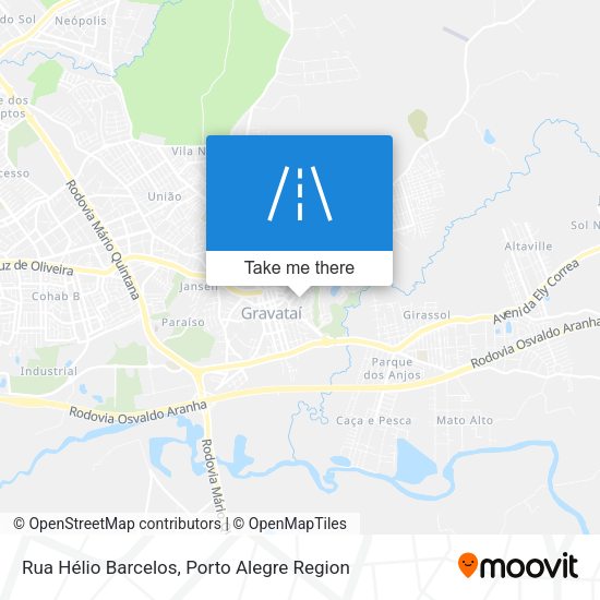 Rua Hélio Barcelos map