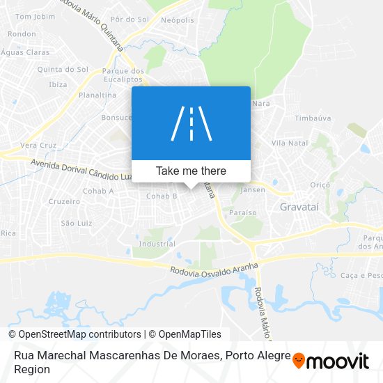Rua Marechal Mascarenhas De Moraes map