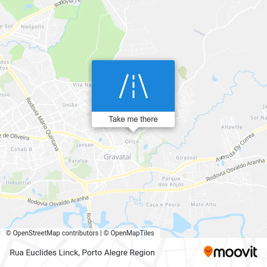 Rua Euclides Linck map