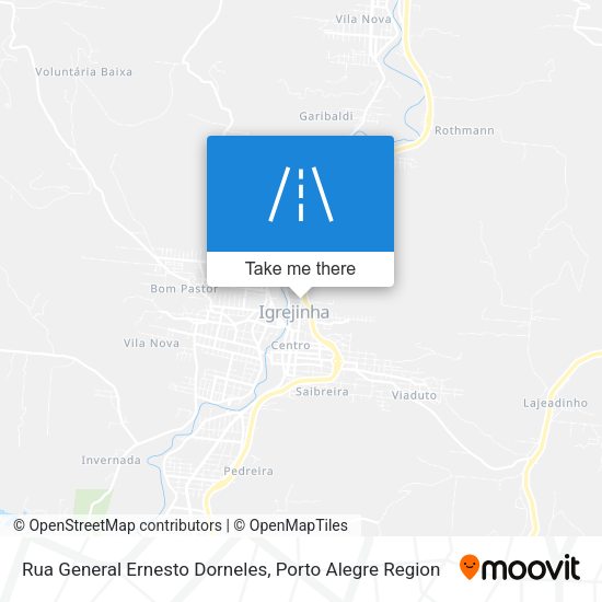 Rua General Ernesto Dorneles map