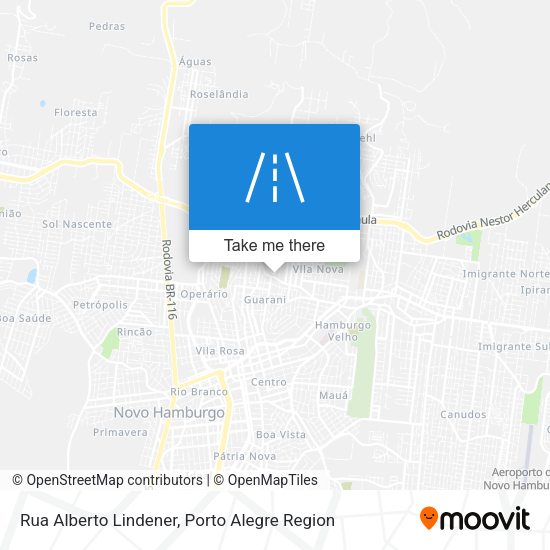 Rua Alberto Lindener map