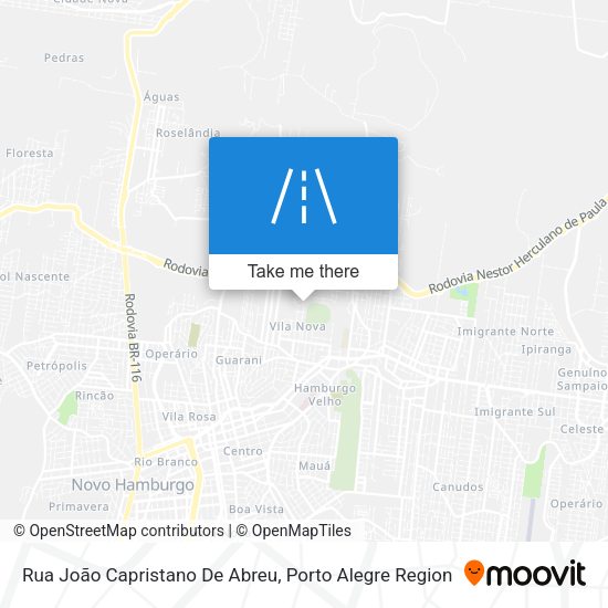 Rua João Capristano De Abreu map