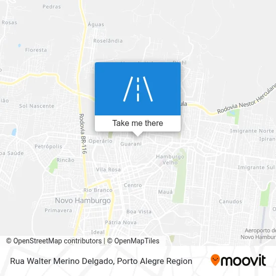 Rua Walter Merino Delgado map