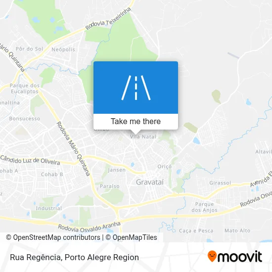 Rua Regência map