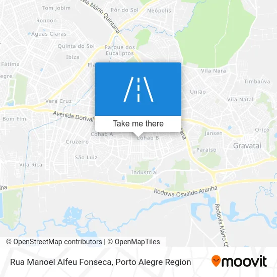 Rua Manoel Alfeu Fonseca map