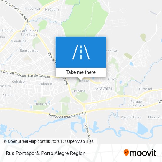 Rua Pontaporã map