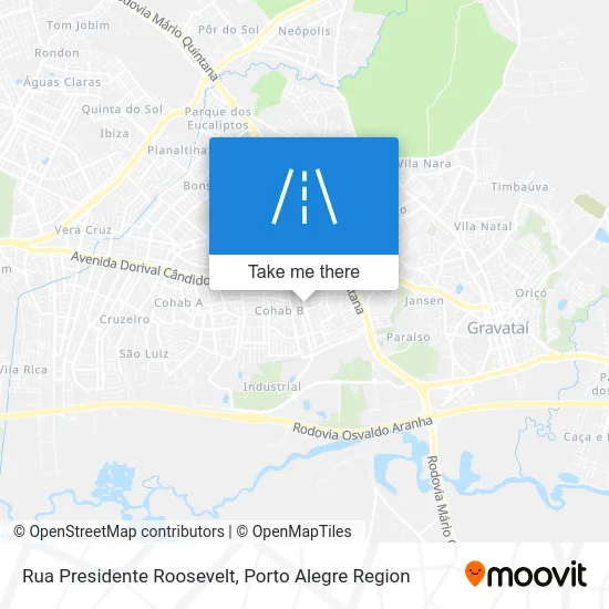 Rua Presidente Roosevelt map