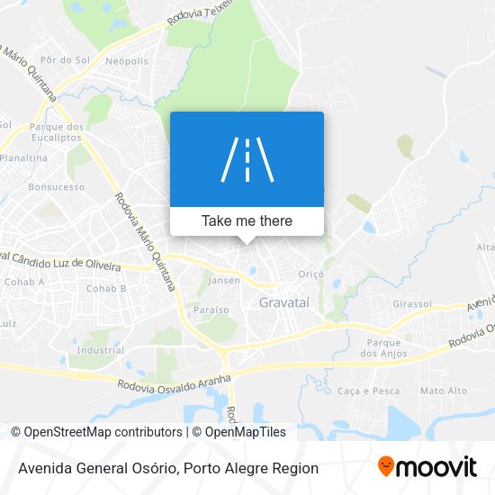 Avenida General Osório map