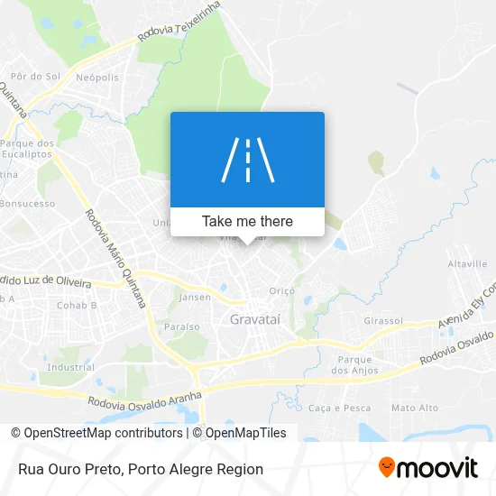 Rua Ouro Preto map