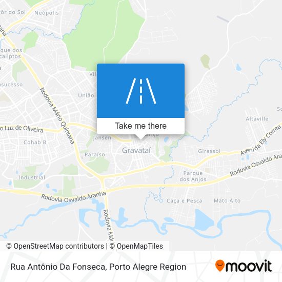 Rua Antônio Da Fonseca map