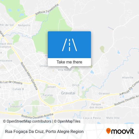 Rua Fogaça Da Cruz map