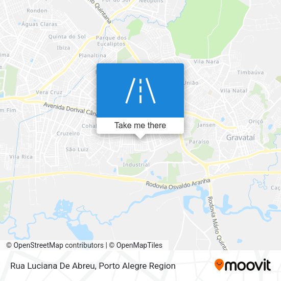 Rua Luciana De Abreu map