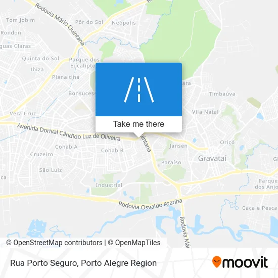 Rua Porto Seguro map