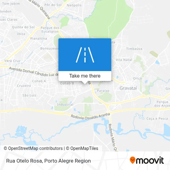 Rua Otelo Rosa map