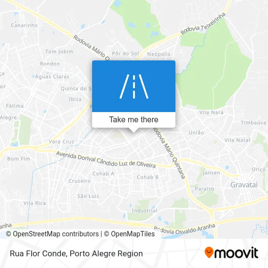 Rua Flor Conde map