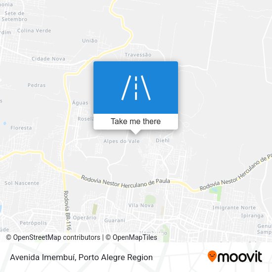 Avenida Imembuí map