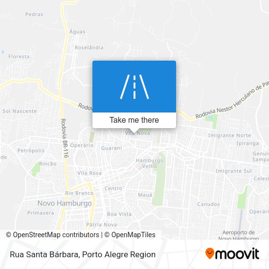 Rua Santa Bárbara map