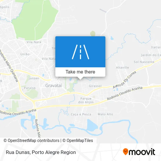 Rua Dunas map