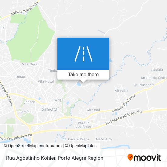Rua Agostinho Kohler map