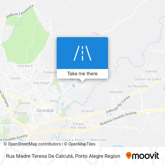 Rua Madre Teresa De Calcutá map
