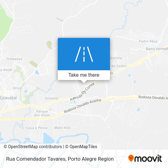 Rua Comendador Tavares map