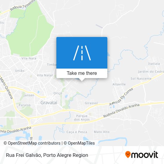 Rua Frei Galvão map