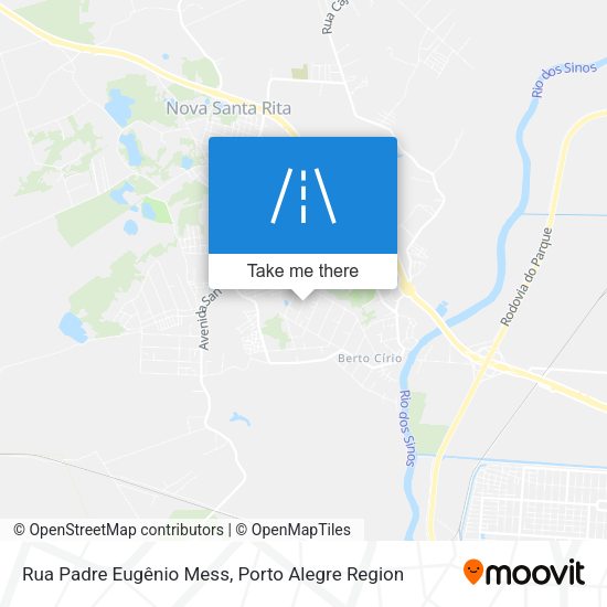 Rua Padre Eugênio Mess map