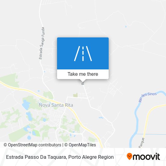Estrada Passo Da Taquara map